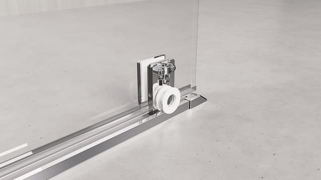 MODULAR SHOWER ścianka z wysuwanym panelem 1000 mm