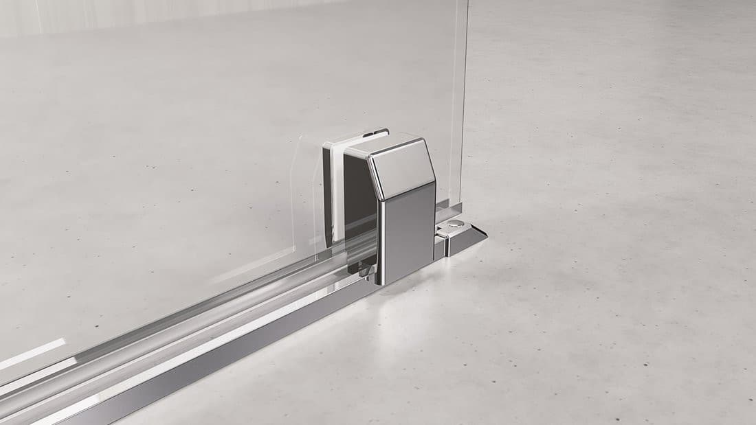 MODULAR SHOWER ścianka z wysuwanym panelem 1000 mm