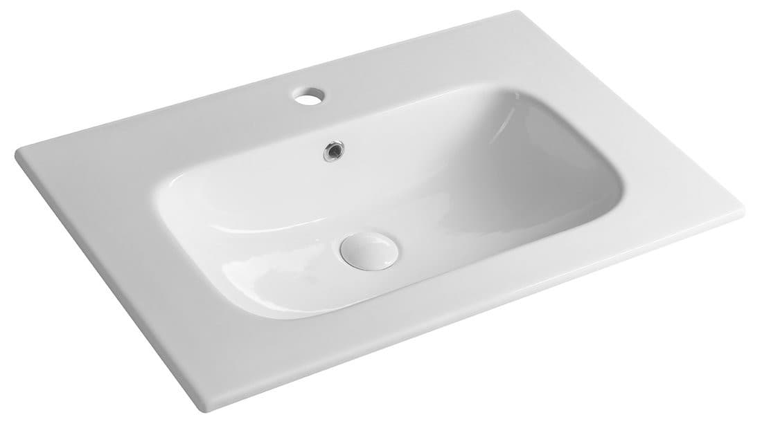 PIEDRA umywalka meblowa ceramiczna 71x46,5cm, biały