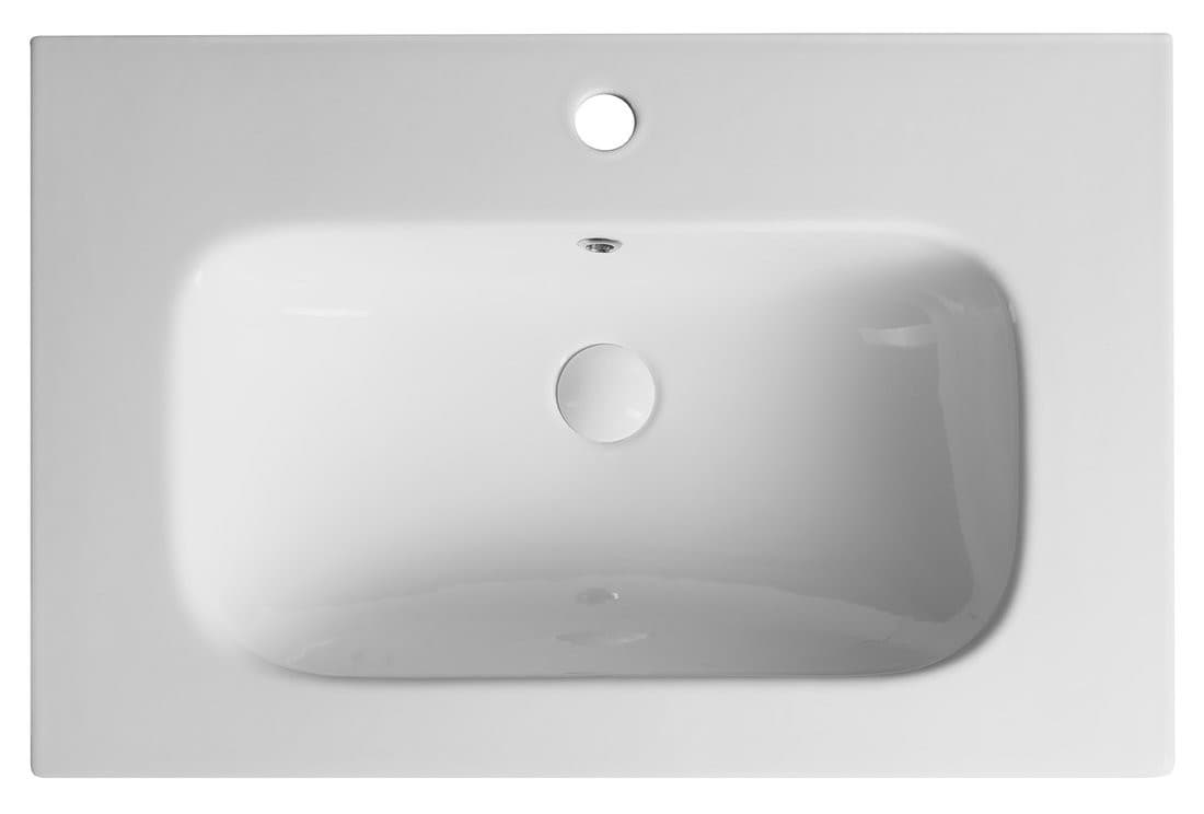 PIEDRA umywalka meblowa ceramiczna 71x46,5cm, biały