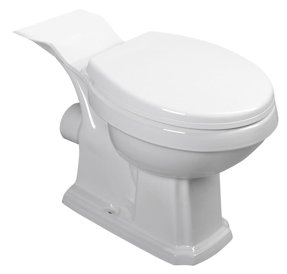 ANTIK Misa kompakt WC, 35x72 cm, biała
