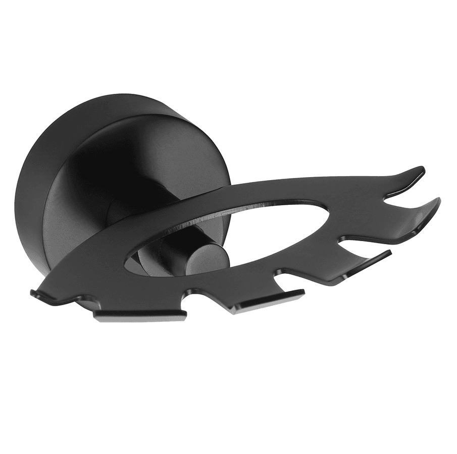X-ROUND BLACK uchwyt szczotki, czarny mat