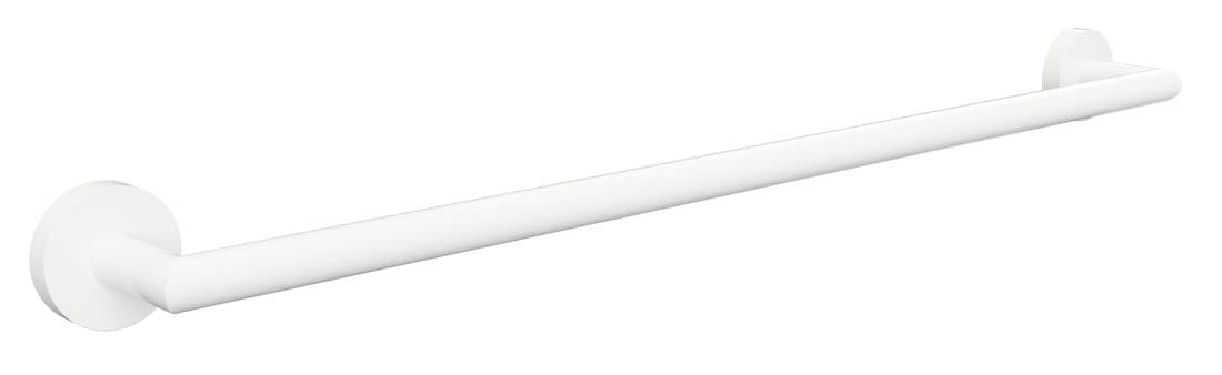 X-ROUND WHITE wieszak na ręczniki 600mm, biała mat