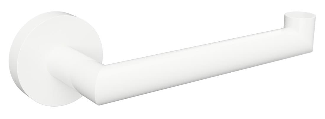 X-ROUND WHITE wieszak na papier toaletowy, biały mat