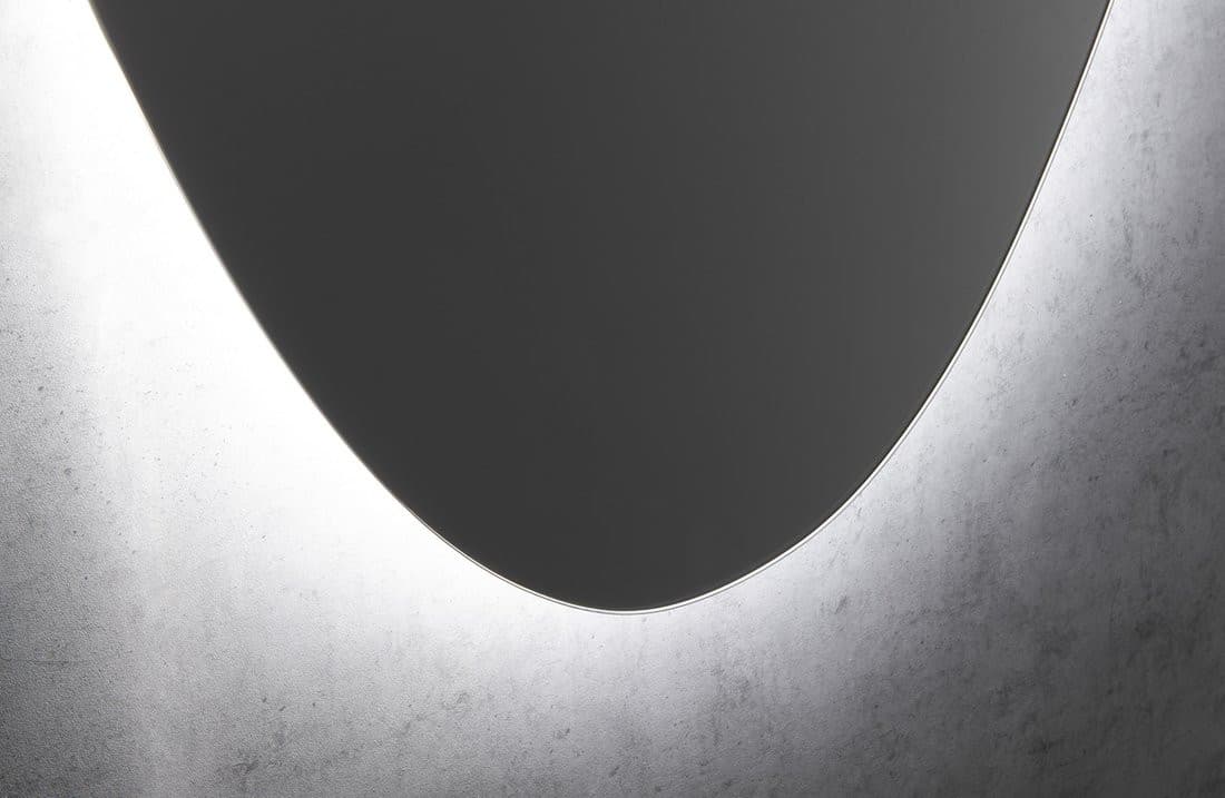 STEN LED lustro z oświetleniem 80x55cm