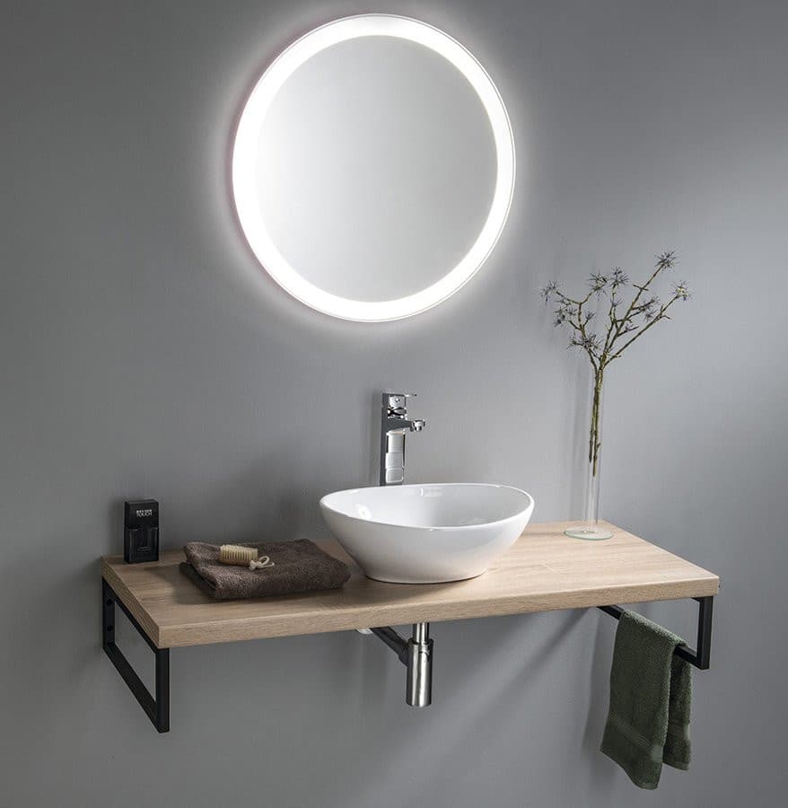 NOA lustro z oświetleniem LED, okrągłe, ø 60cm