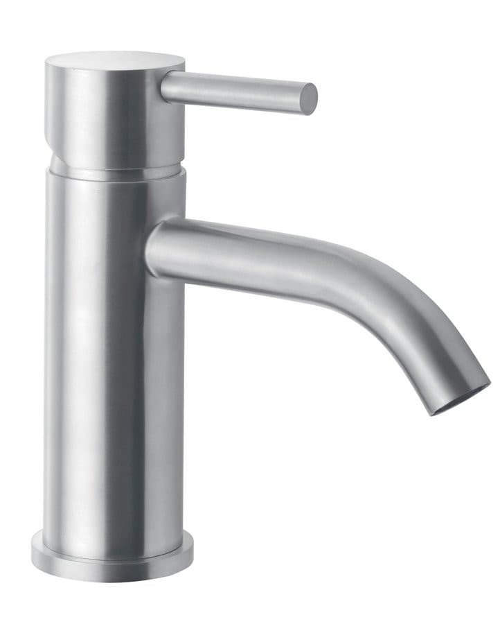 MINIMAL bateria umywalkowa, stal nierdzewna mat