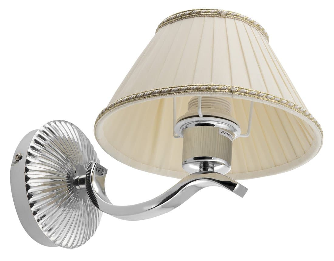 ISOTTA lampa ścienna E27, 60W, 230V, 2 szt., chrom