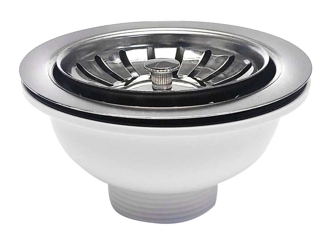 Odpływ zlewozmywakowy 6/4&quot;, stal nierdzewna