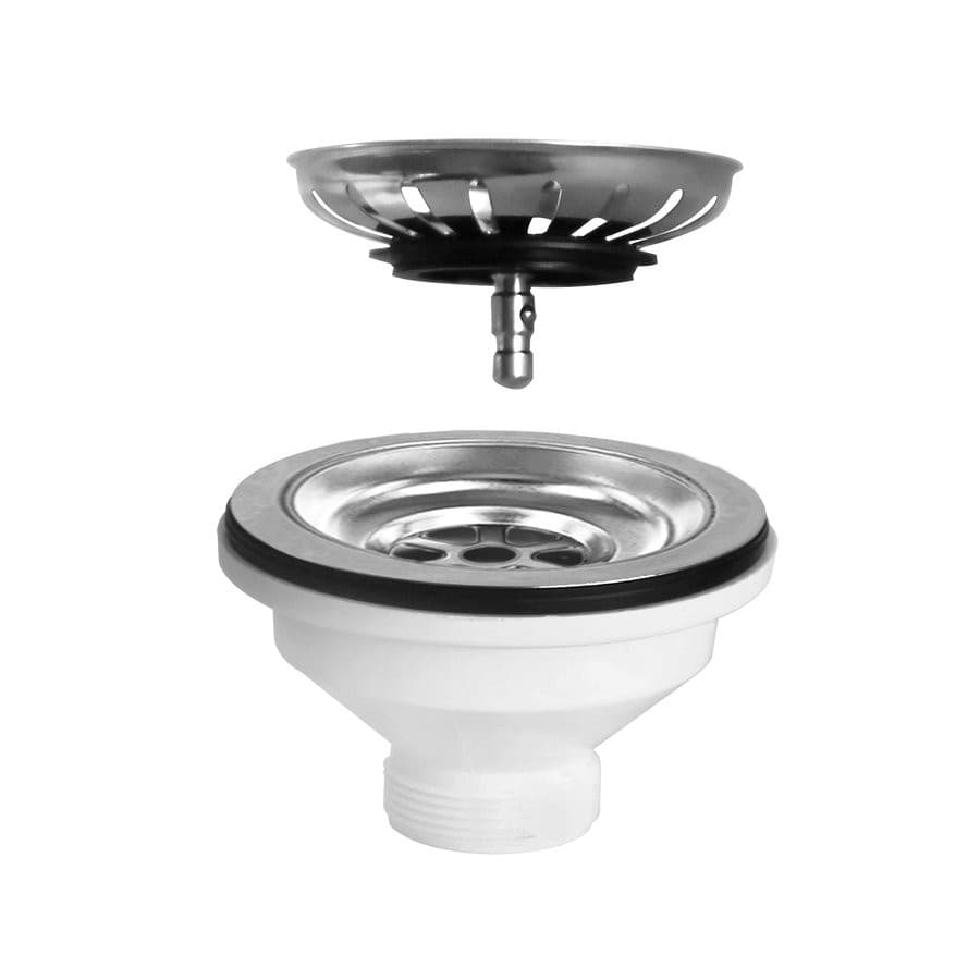 Odpływ zlewozmywakowy 6/4&quot;, stal nierdzewna