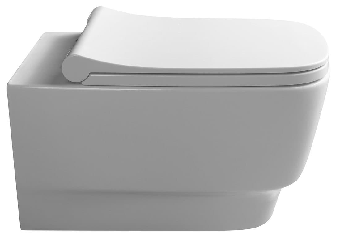 BELLO WC wiszące, Rimless, 35,5x53cm, biały