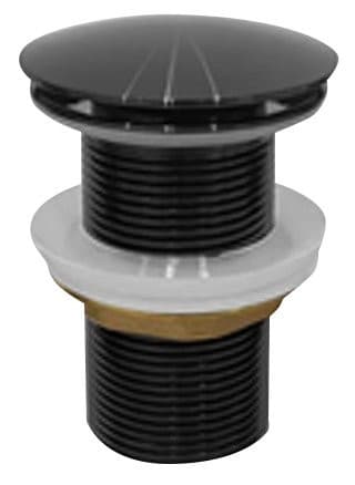 AURUM korek umywalkowy 5/4&quot;, klik- klak, gun metal