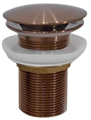 AURUM korek umywalkowy 5/4&quot;, klik- klak, miedź mat