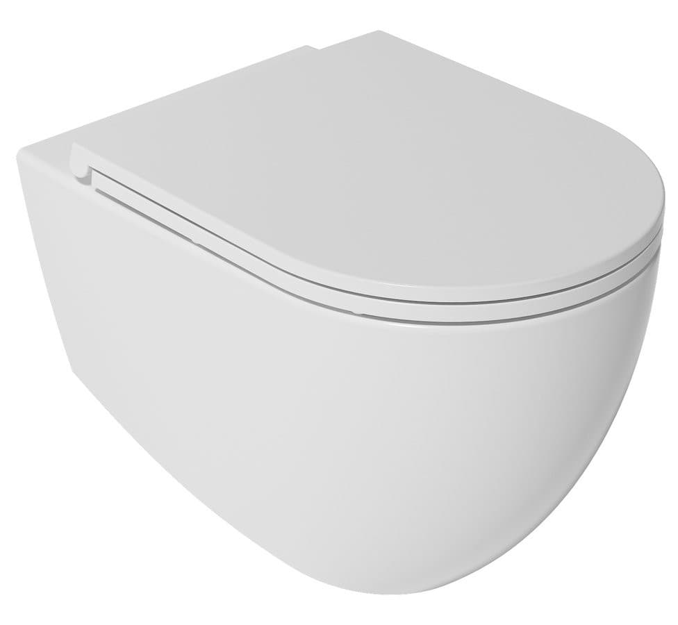 INFINITY Deska WC SLIM, Soft Close, Easy Take, biala