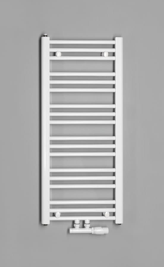 ALBRECHT grzejnik 400x930 mm, podłączenie środkowe, biały