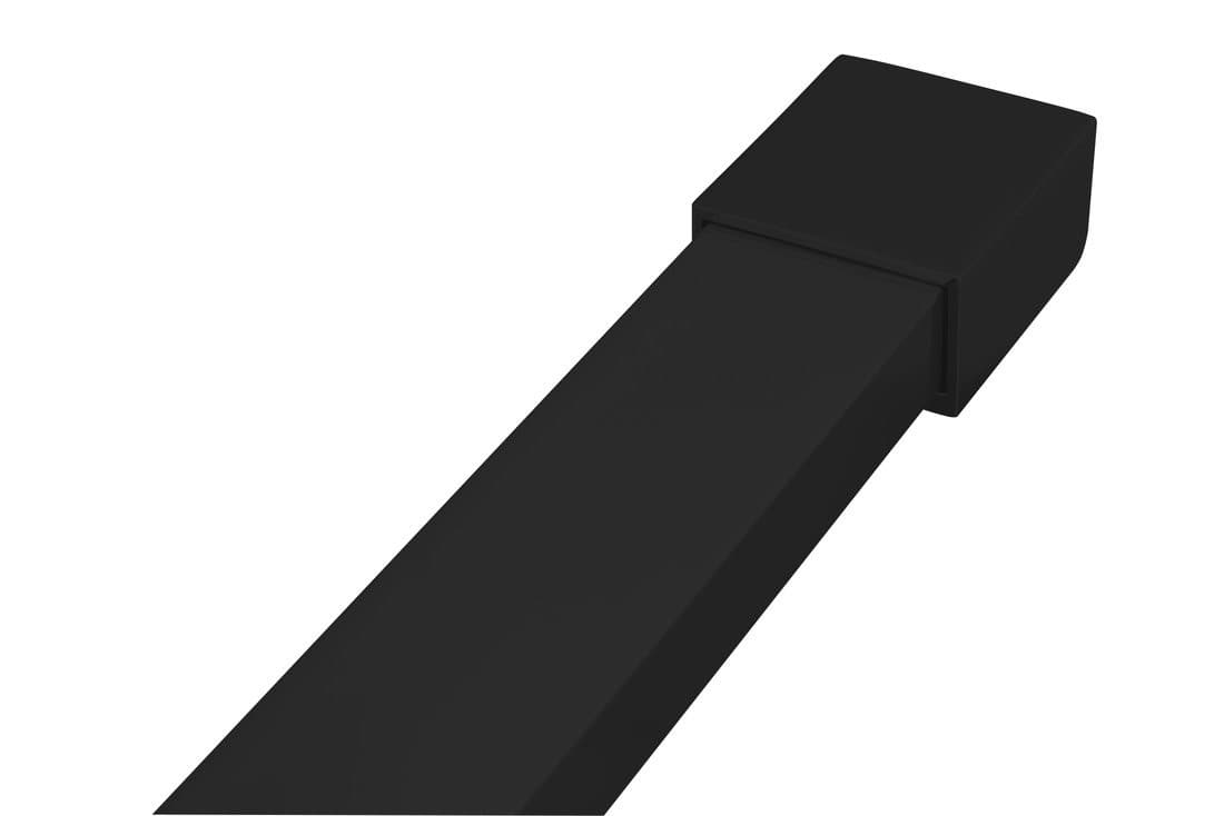 MODULAR SHOWER BLACK wspornik, 1200 mm, czarny