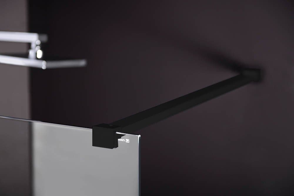 MODULAR SHOWER BLACK wspornik, 1200 mm, czarny
