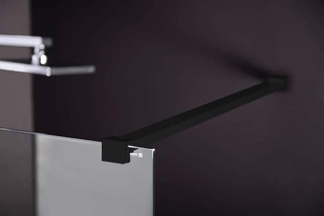 MODULAR SHOWER BLACK wspornik, 1200 mm, czarny