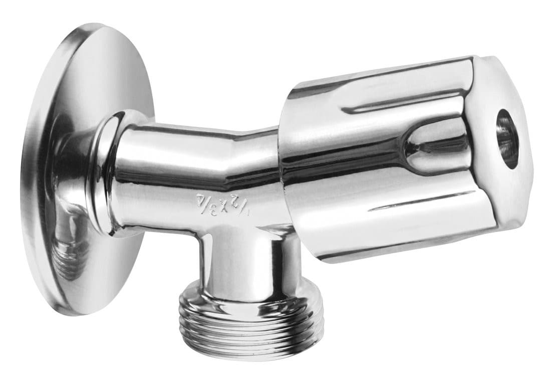Zawór pralki z zaworem zwrotnym, 1/2 &quot;x3/4&quot;, chrom