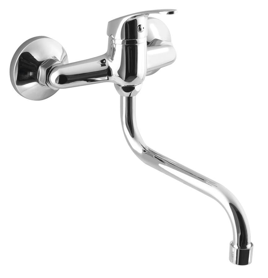 AQUALINE 35 bateria ścienna, uchwyt-S , chrom
