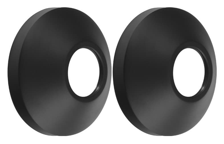 Rozeta G3/4&quot;, 68x25mm, para, czarny mat