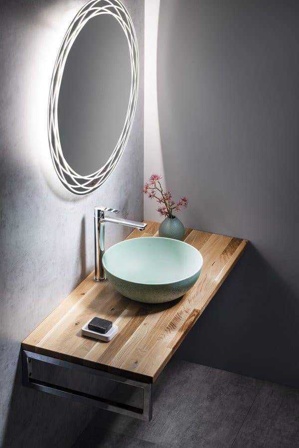 Blat WOODY 1000x28x500mm, lite drewno dąb naturalny