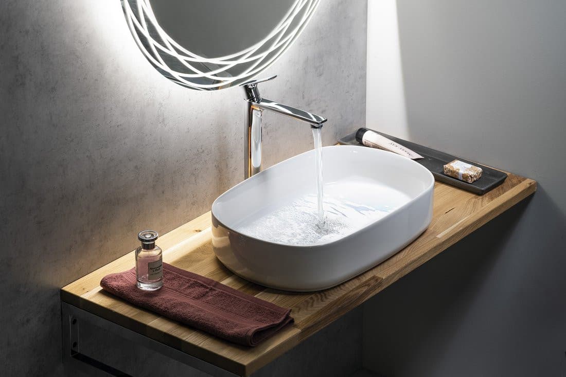 Blat WOODY 1200x28x500mm, lite drewno dąb naturalny