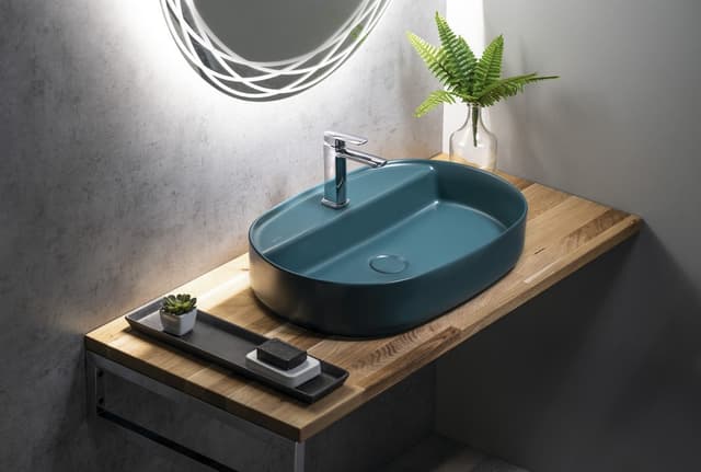 Blat WOODY 1300x28x500mm, lite drewno dąb naturalny