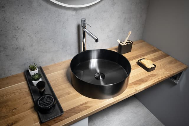 Blat WOODY 2000x28x500mm, lite drewno dąb naturalny