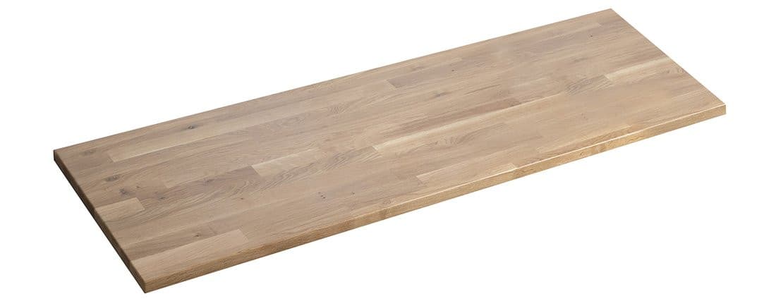 Blat WOODY 906x28x463mm, lite drewno dąb naturalny