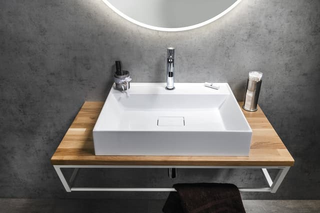 Blat WOODY 906x28x463mm, lite drewno dąb naturalny
