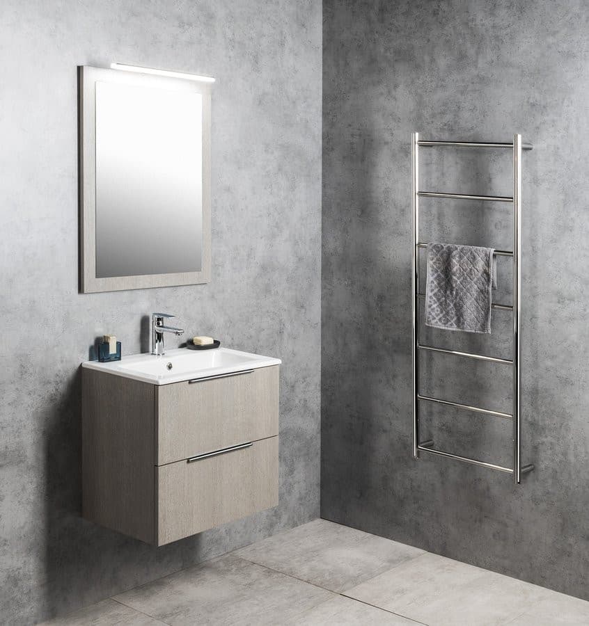 CIRASA szafka pod umywalkę 59,2x64x46cm, dąb srebrny