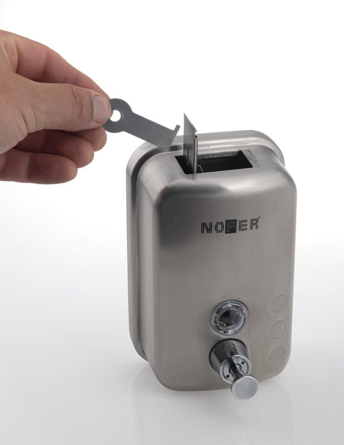 Dozownik mydła 600ml, stal nierdzewna polerowana