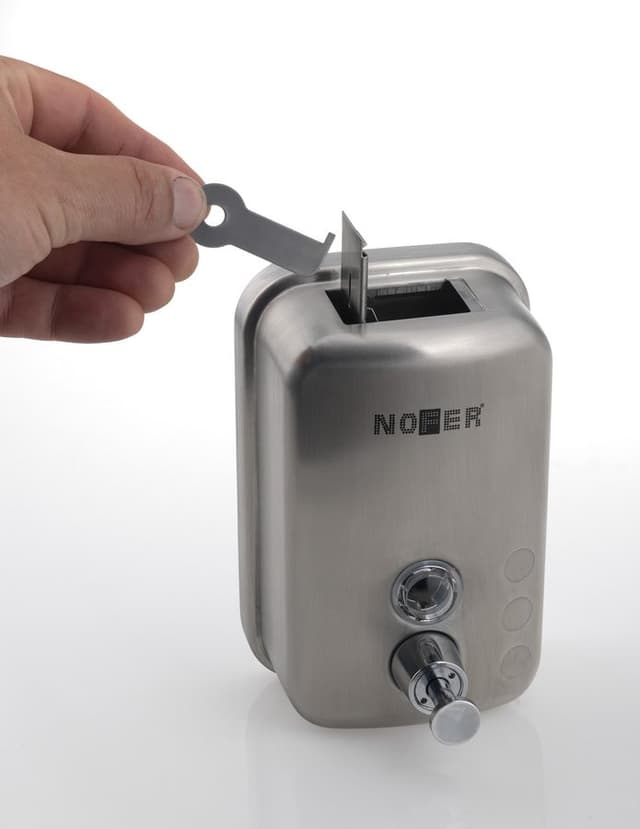 Dozownik mydła 600ml, stal nierdzewna polerowana