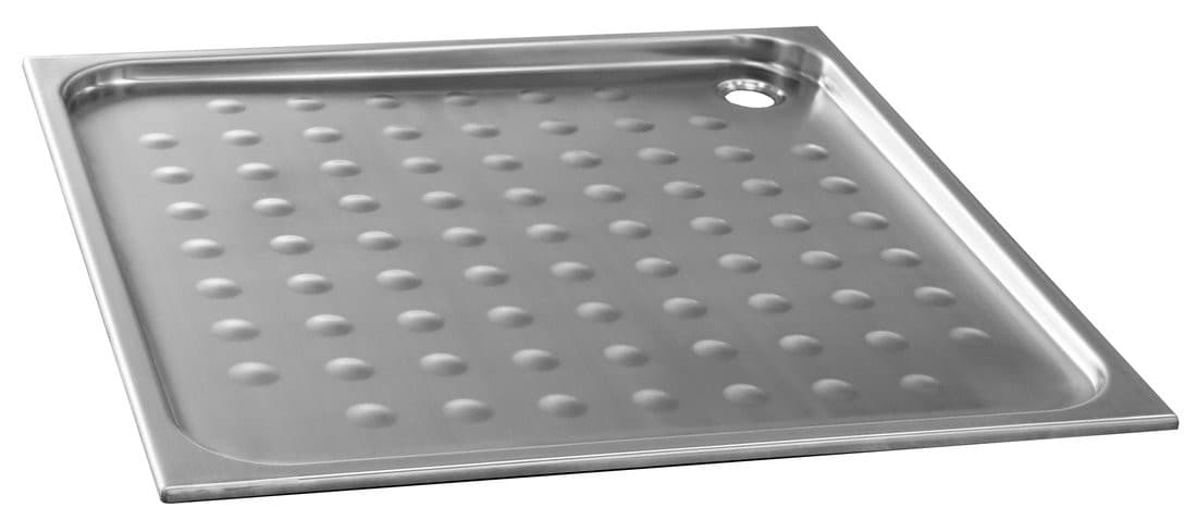 Brodzik 700x30x700 mm, stal nierdzewna mat