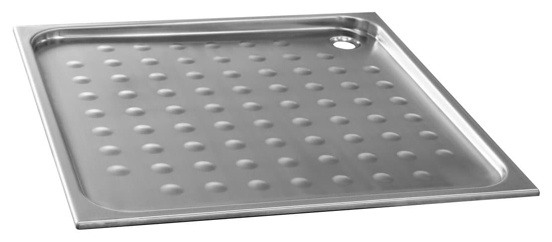 Brodzik 900x30x900 mm, stal nierdzewna mat