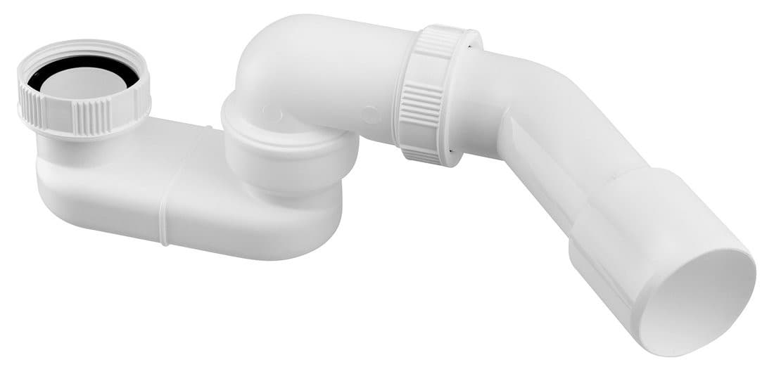 Syfon z nakrętką 6/4&quot; i kolanem kątowym DN40/50