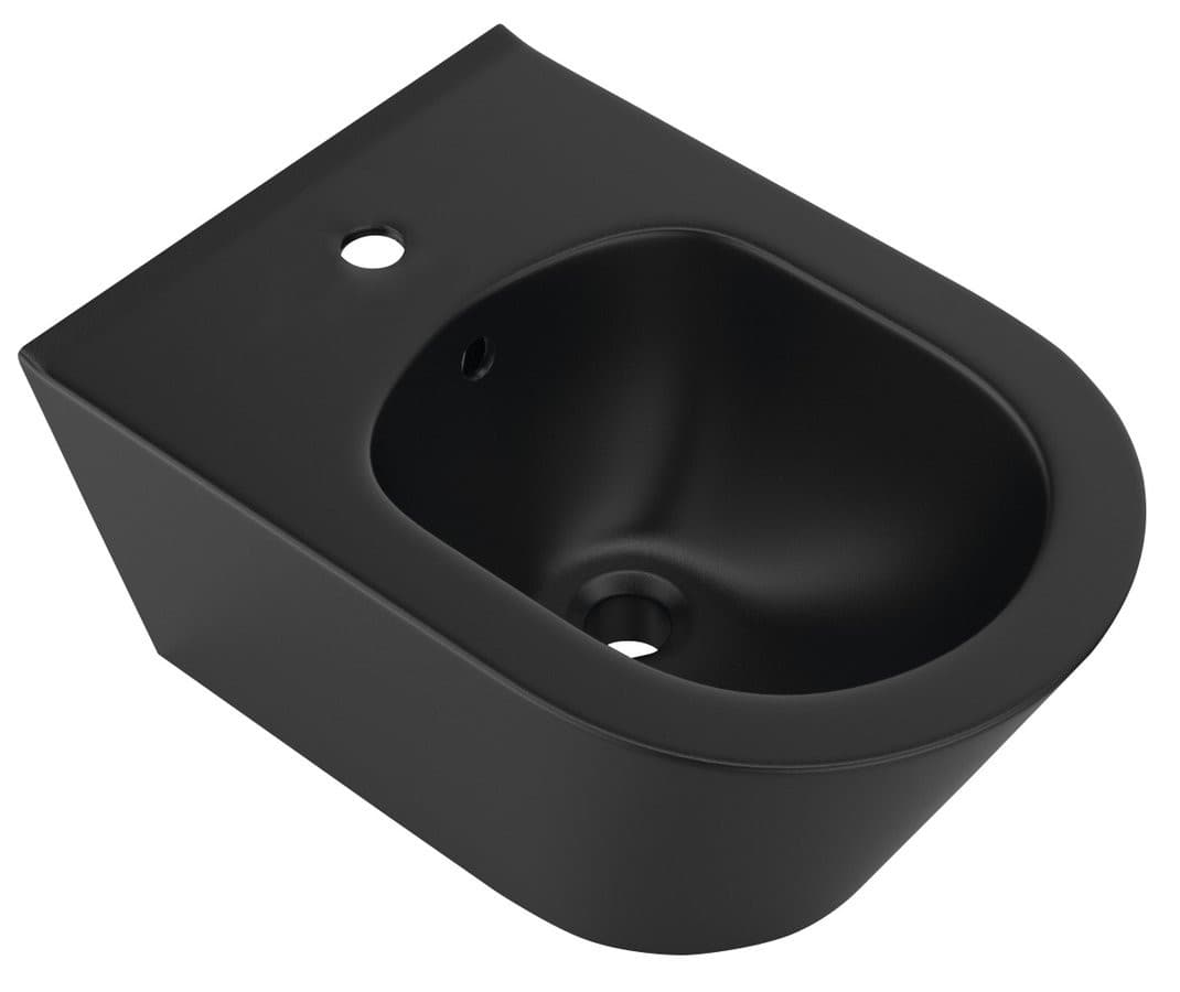 AVVA bidet wiszący 35,5x53cm, czarny mat