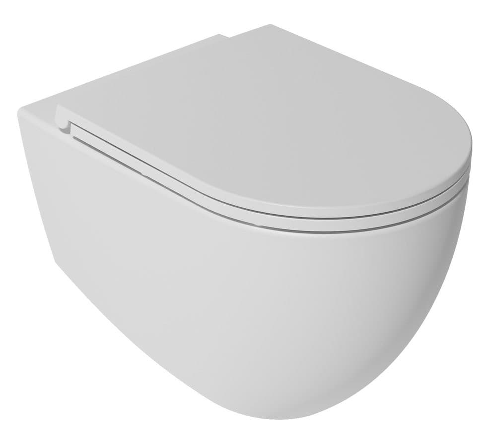 INFINITY Deska WC SLIM, Soft Close, Easy Take, biały mat