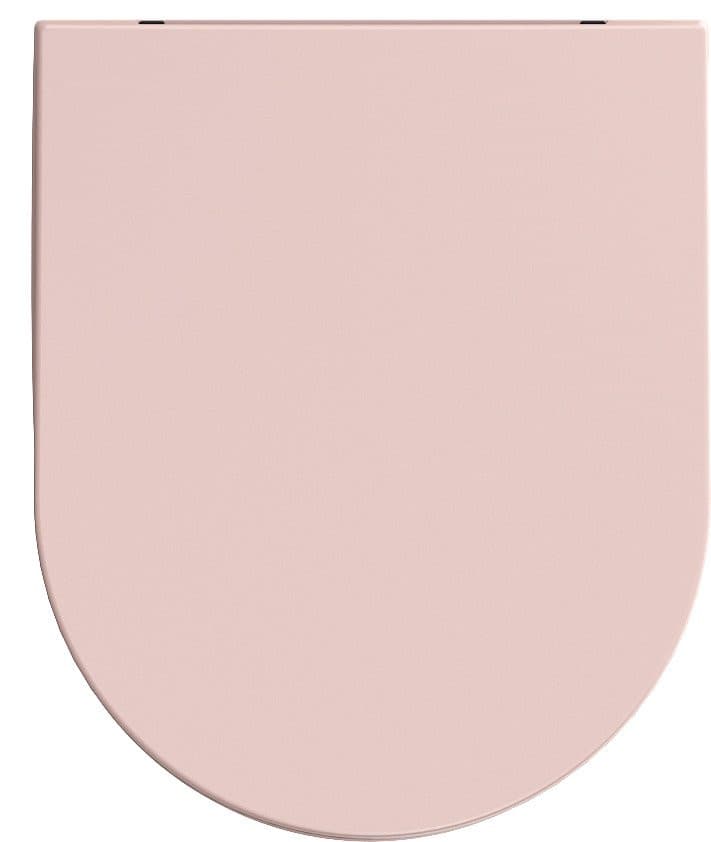 INFINITY Deska WC SLIM, Soft Close, Easy Take, salmon