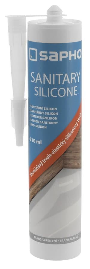 Silikon sanitarny 310ml, przezroczysty