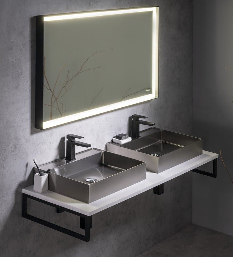 PLATO blat Rockstone 2000x24x500mm, biały mat