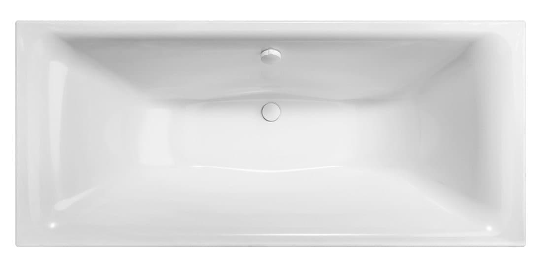 KALDERA SLIM Wanna prostokątna 180x80x40cm, biała