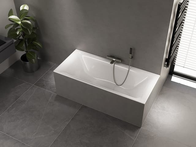 KALDERA SLIM Wanna prostokątna 180x80x40cm, biała