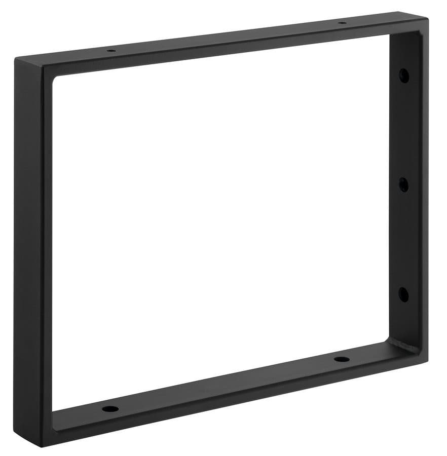 Wspornik 350x280x40mm, stal malowana, czarny mat