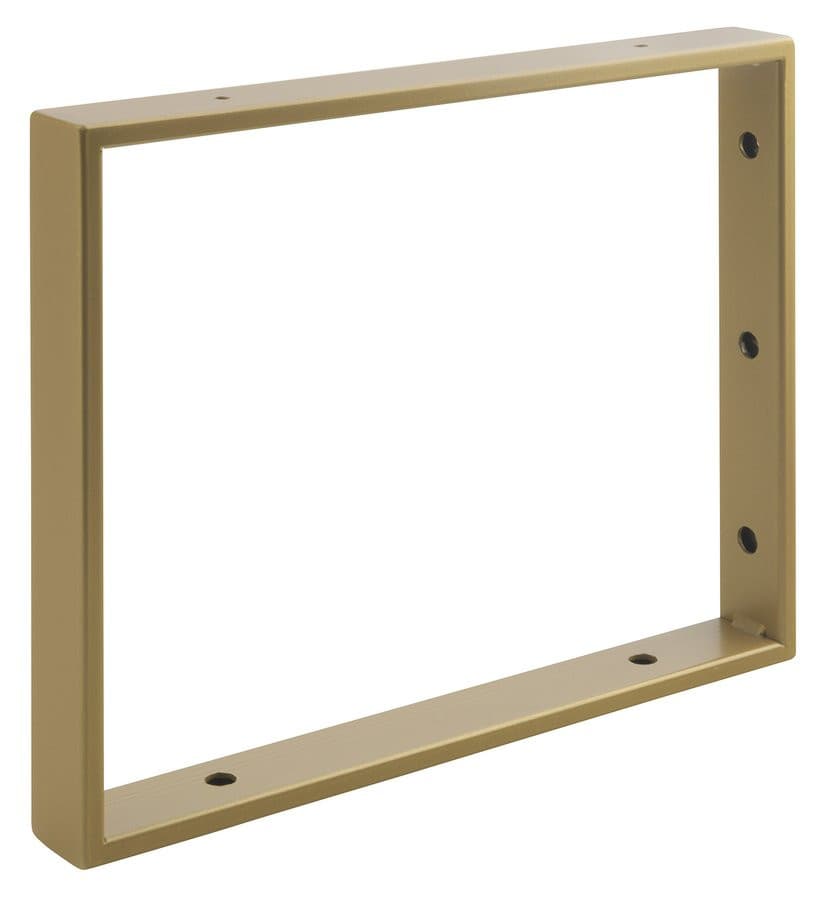 Wspornik 350x280x40mm, stal malowana, złoty mat