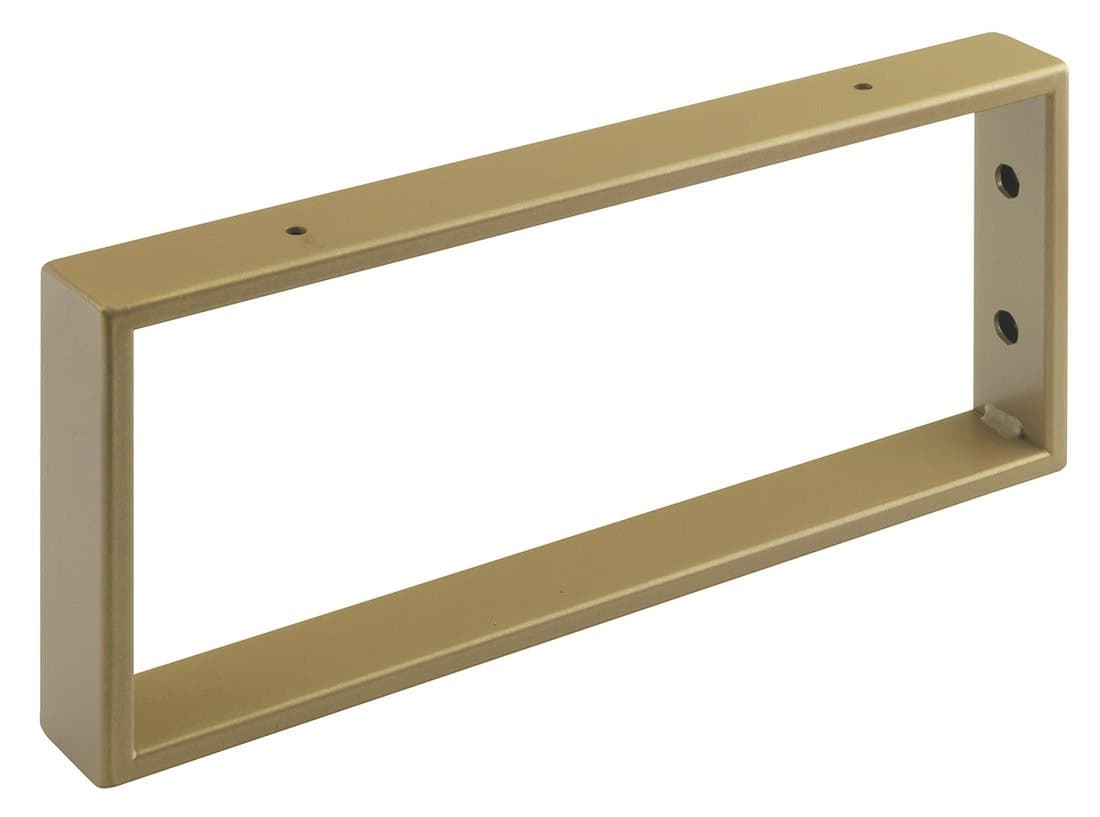 Wspornik 350x150x40mm, stal malowana, złoty mat