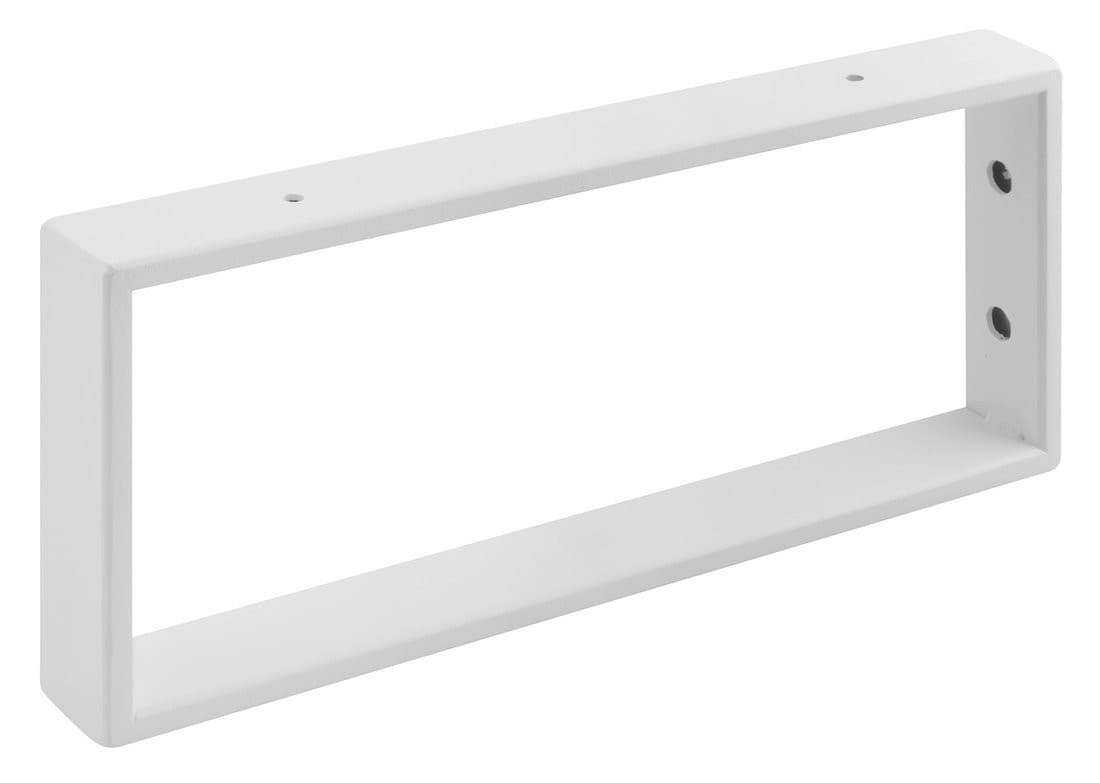 Wspornik 350x150x40mm, stal malowana, biały mat