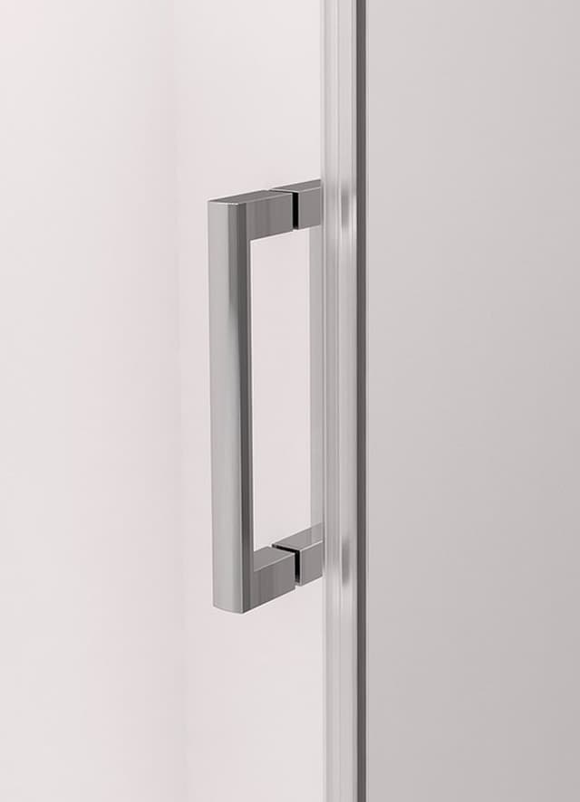 THRON SQUARE drzwi prysznicowe 1100 mm, szkło czyste