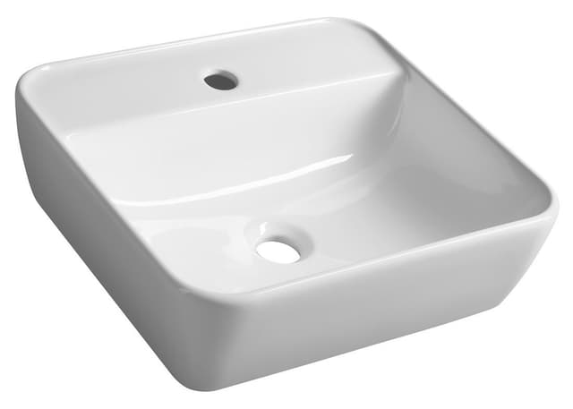 TUJE umywalka ceramiczna 46x42cm, biały